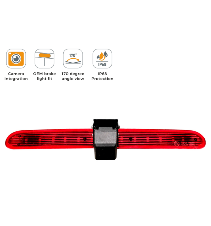 InCarTec | Citroen Berlingo/ Peugeot Partner (2008 - 2016) van high level brake light reverse camera ( CVC-CIT-01 )