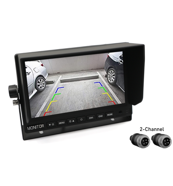 InCarTec | 7 inch Rear View Camera Monitor/Screen (4 PIN Connection) ( CVC-M-709 )