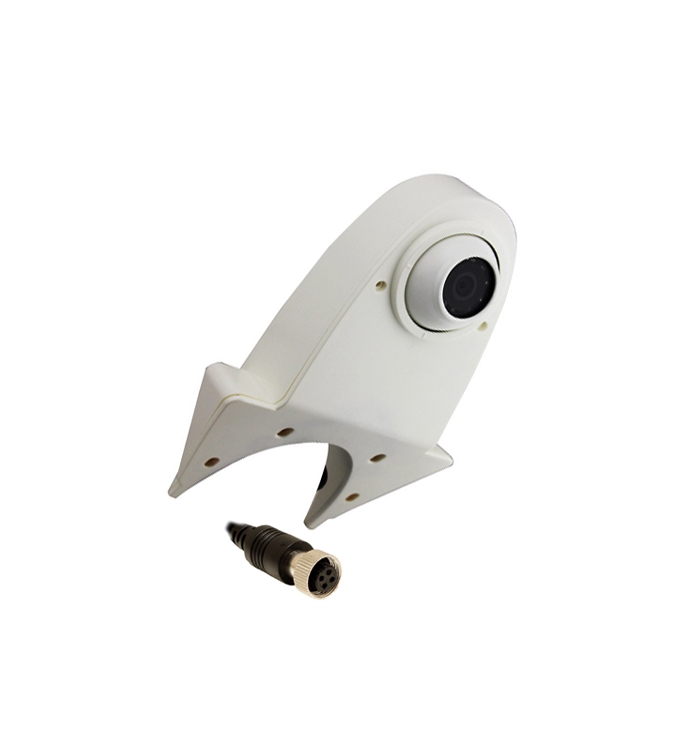InCarTec | Universal roof top rear view camera for Vans/ Motorhomes NTSC (WHITE) ( CVC-UNI-331 )