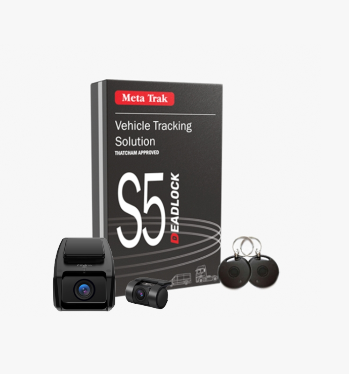 Meta Trak S5 Deadlock Pro and FineVu GX1600 Front & Rear Hardwire