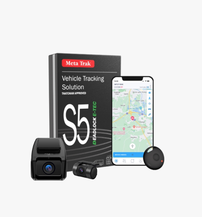 Meta Trak S5 Deadlock E-TEC and FineVu GX1600 Front & Rear Hardwire