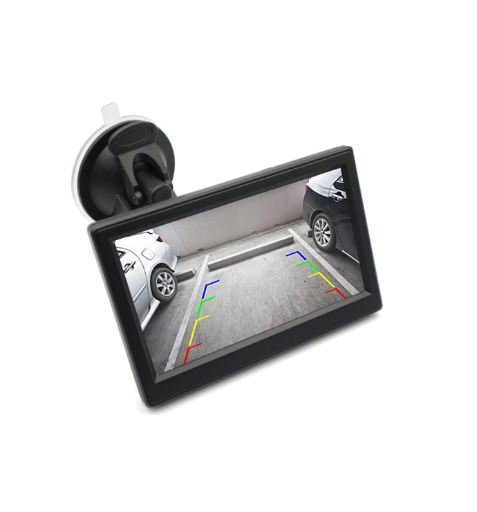 InCarTec | 5 Inch standalone windscreen suction mount video monitor (For reverse parking) ( M-S5.0 )
