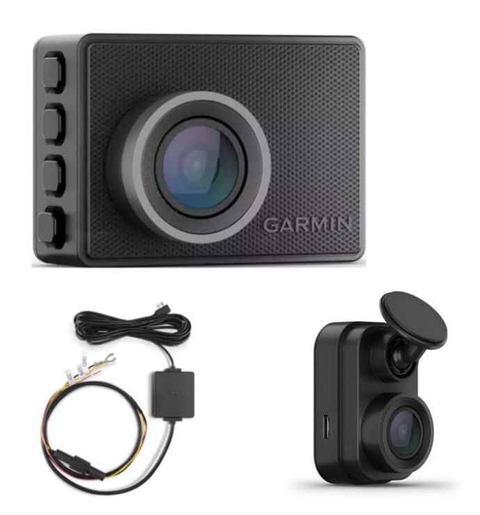 Garmin | Dash Cam 47 2 Channel Dash Cam With Hardwire Kit Included