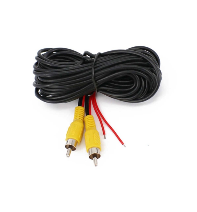 InCarTec | Male RCA reverse camera video extension cable (5m) ( CA-CB-02 )