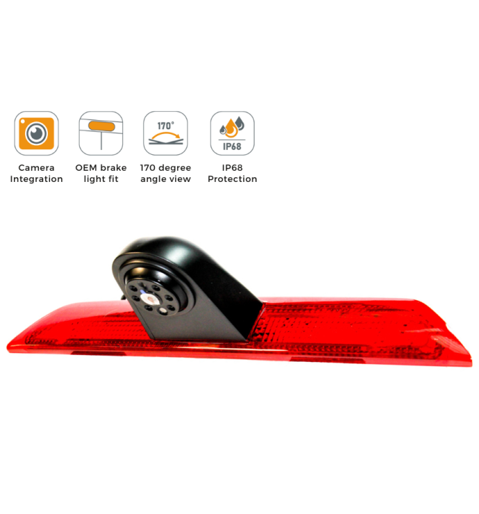 InCarTec | Ford Transit (2014-2019) reverse view high level brake light camera (NTSC) ( CVC-FOR-01 )