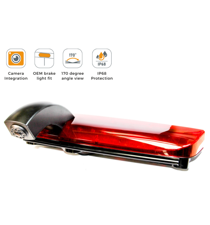 InCarTec | Ford Transit Connect (2013-2021) reverse view high level brake light camera (NTSC) ( CVC-FOR-04 )
